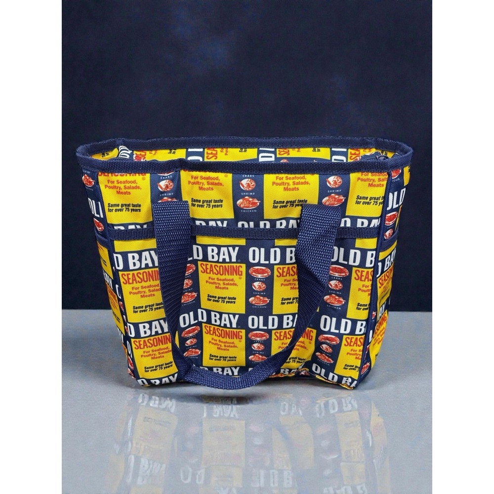 Old Bay Can Pattern Hot/Cold Insulated Tote Lunch Bag New Without‎ Tags